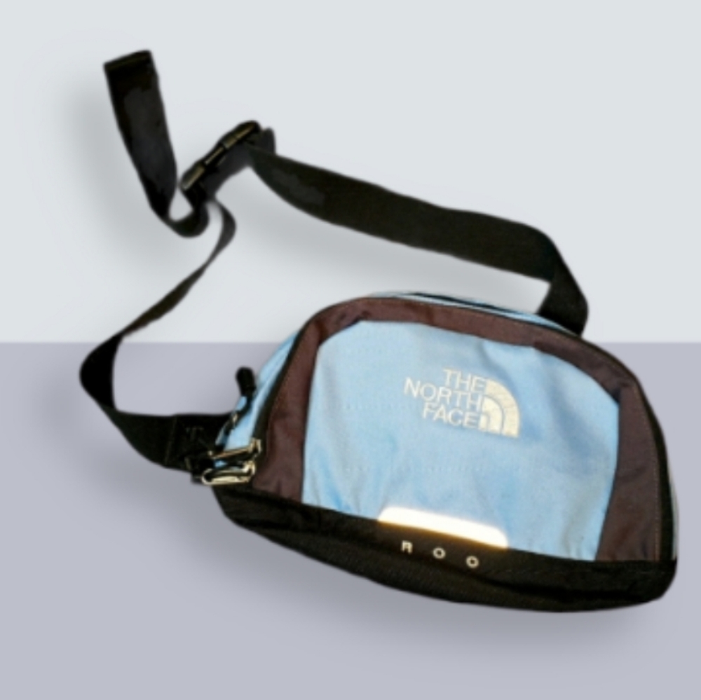The North Face Blue and Black Crossbody Bag